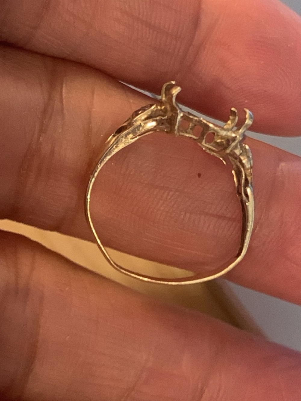 Kay Jewelers Gold Ring Setting